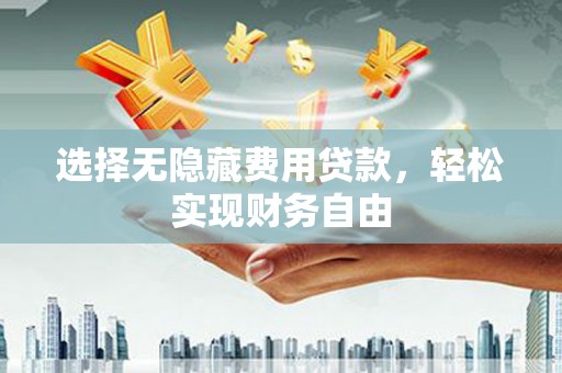 叙永选择无隐藏费用贷款，轻松实现财务自由