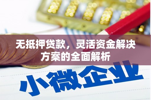 叙永无抵押贷款，灵活资金解决方案的全面解析