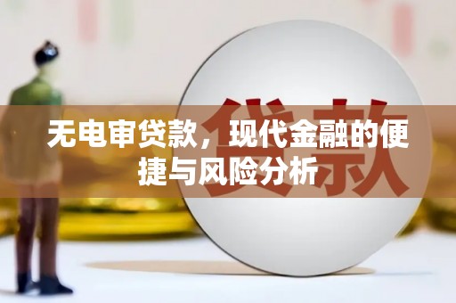 叙永无电审贷款，现代金融的便捷与风险分析
