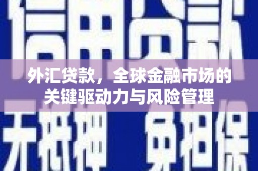 叙永外汇贷款，全球金融市场的关键驱动力与风险管理