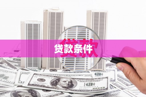 叙永贷款条件