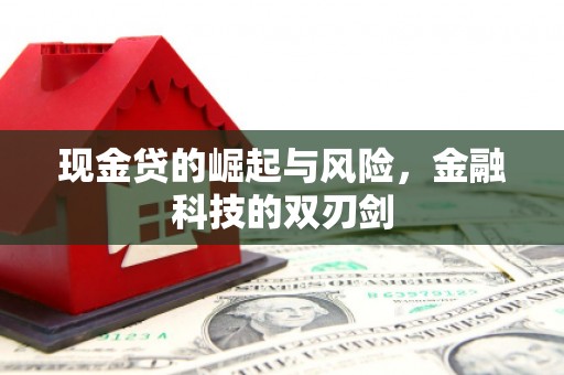 叙永现金贷的崛起与风险，金融科技的双刃剑