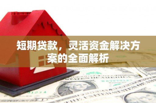 叙永短期贷款，灵活资金解决方案的全面解析
