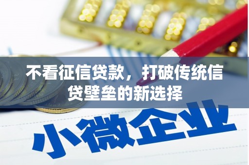 叙永不看征信贷款，打破传统信贷壁垒的新选择