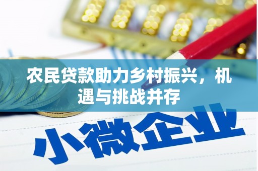 叙永农民贷款助力乡村振兴，机遇与挑战并存