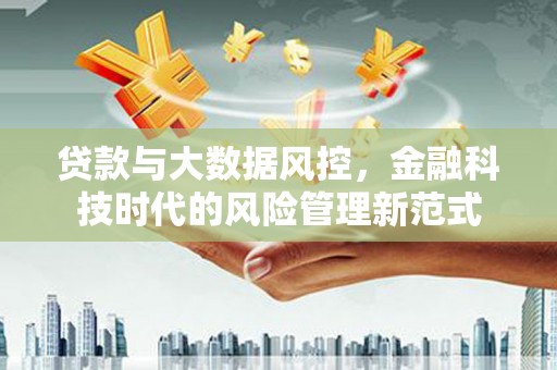 叙永贷款与大数据风控，金融科技时代的风险管理新范式