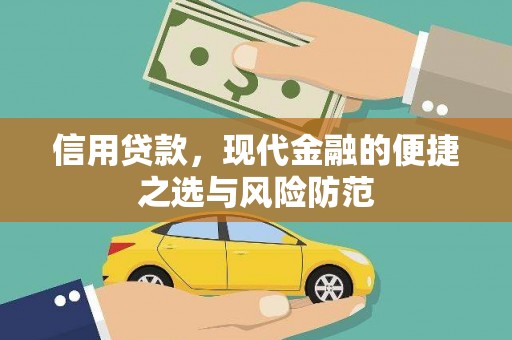 叙永信用贷款，现代金融的便捷之选与风险防范