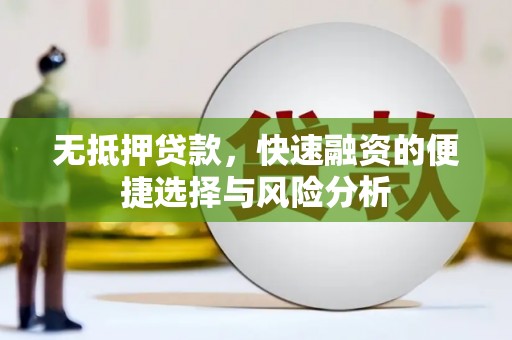叙永无抵押贷款，快速融资的便捷选择与风险分析
