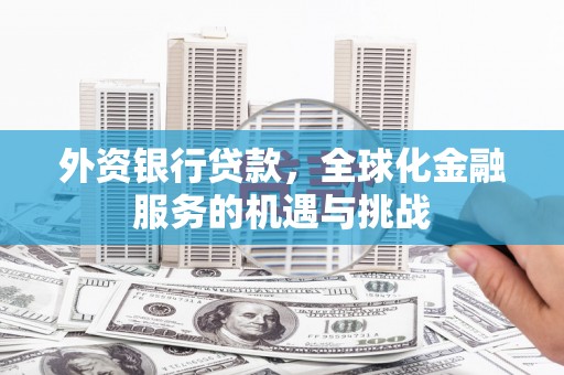 叙永外资银行贷款，全球化金融服务的机遇与挑战