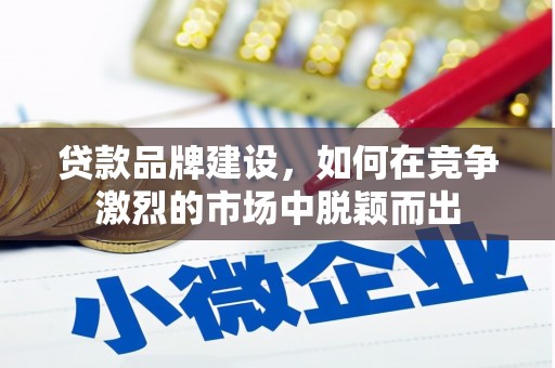 叙永贷款品牌建设，如何在竞争激烈的市场中脱颖而出
