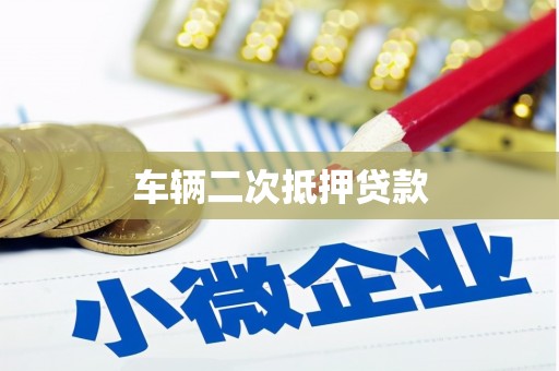 叙永车辆二次抵押贷款