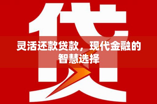 叙永灵活还款贷款，现代金融的智慧选择