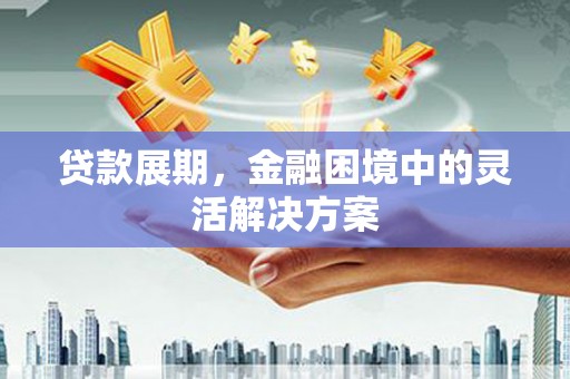 叙永贷款展期，金融困境中的灵活解决方案