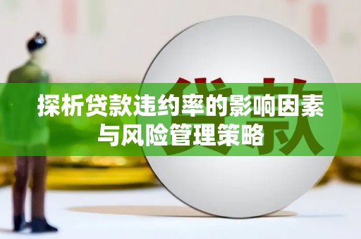 叙永探析贷款违约率的影响因素与风险管理策略