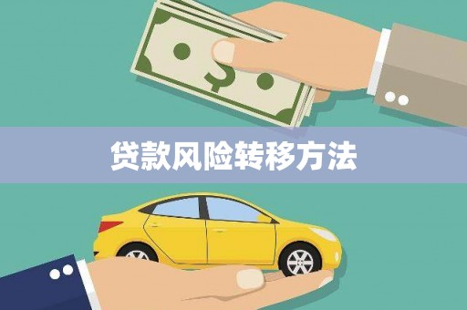 叙永贷款风险转移方法