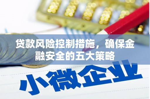 叙永贷款风险控制措施，确保金融安全的五大策略