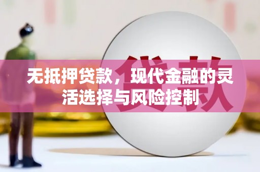 叙永无抵押贷款，现代金融的灵活选择与风险控制
