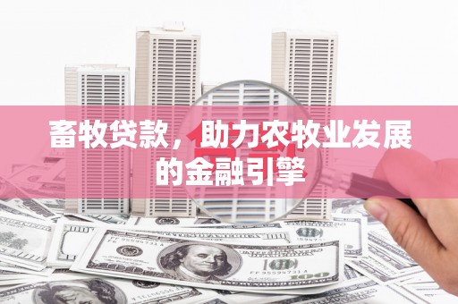 叙永畜牧贷款，助力农牧业发展的金融引擎