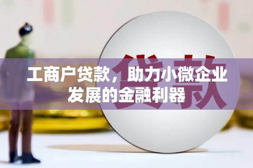 叙永工商户贷款，助力小微企业发展的金融利器
