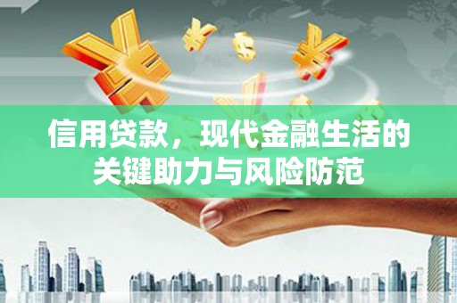 叙永信用贷款，现代金融生活的关键助力与风险防范