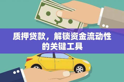 叙永质押贷款，解锁资金流动性的关键工具