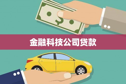 叙永金融科技公司贷款