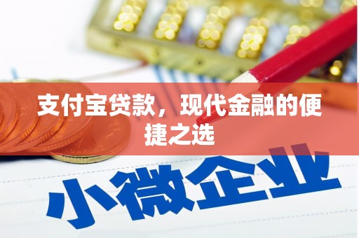 叙永支付宝贷款，现代金融的便捷之选